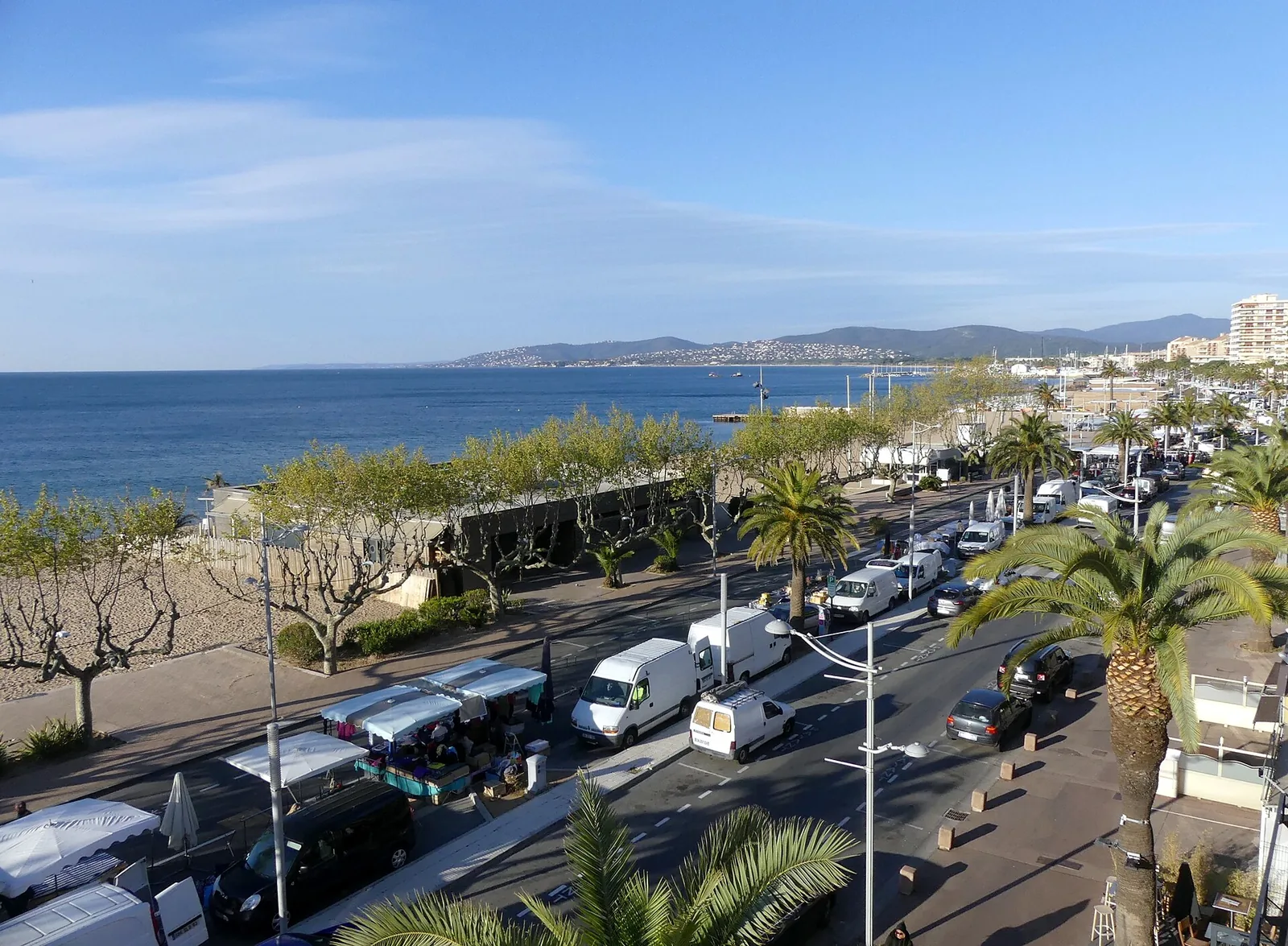 Le front de mer de Fréjus